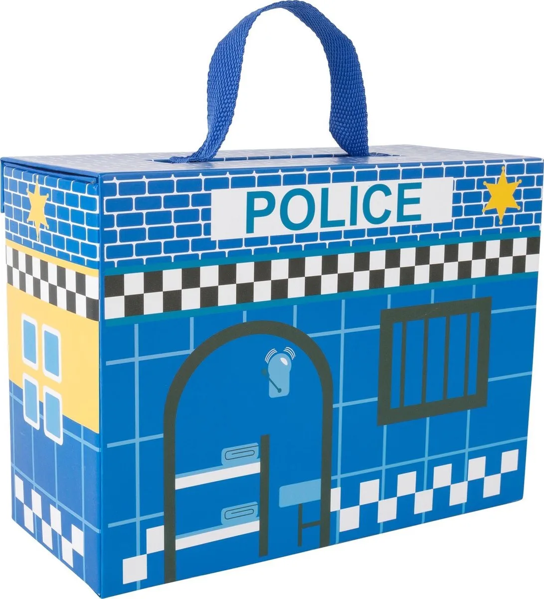 Politie speelset - Koffer de small foot en Bleu – photo du produit