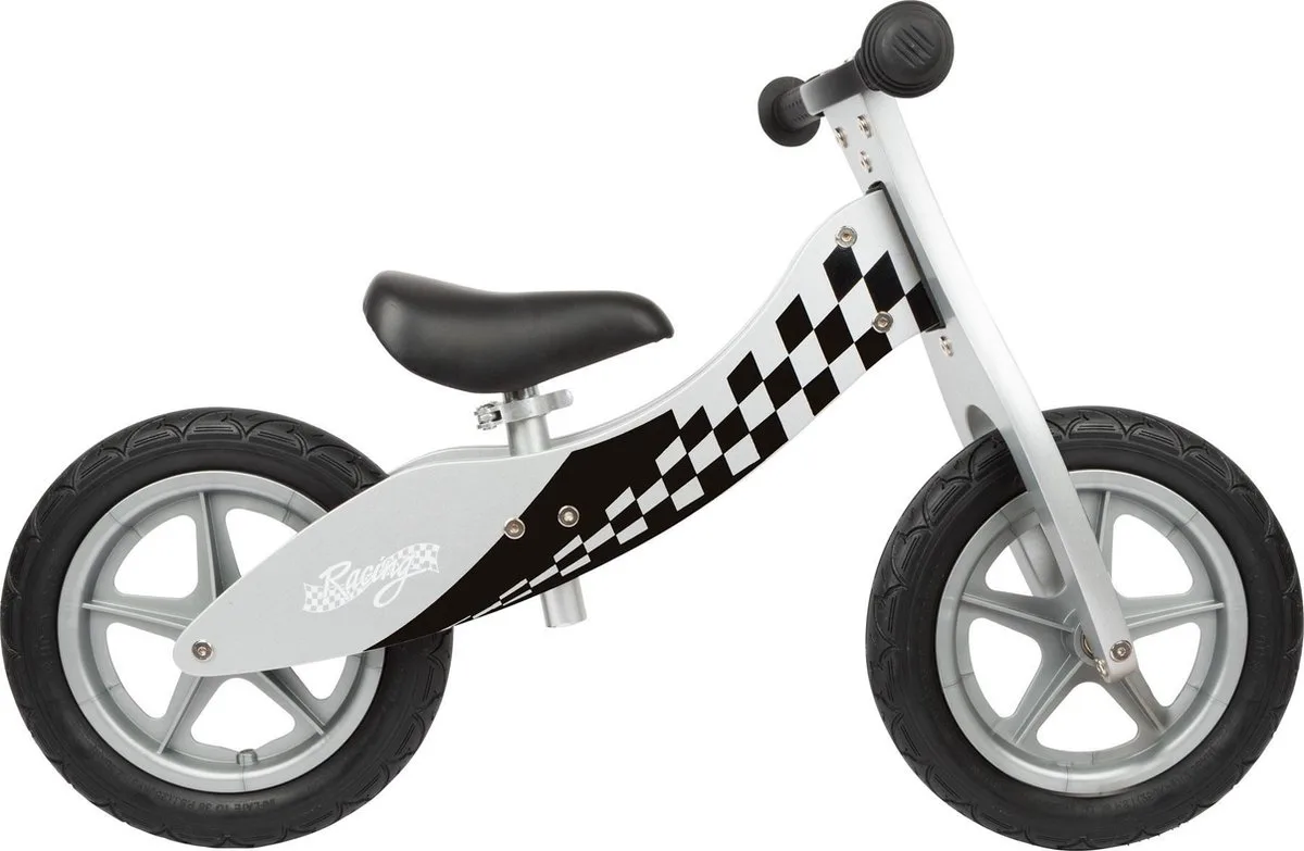 Race Loopfiets - Loopfiets - Unisex - Wit;Zwart - 12 by small foot in White – product photo