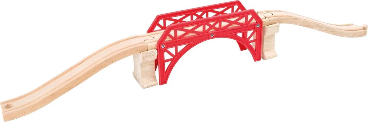 Railway Bridge with Railing van small foot in Rood – productfoto