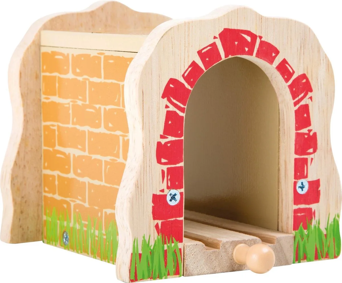 Railway Tunnel fra small foot i Rød – produktbillede