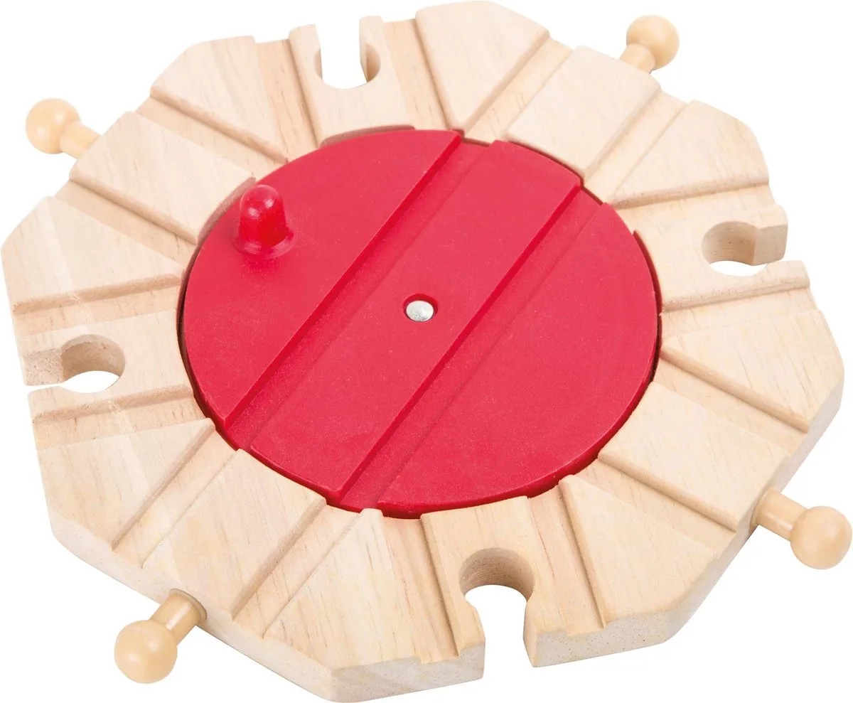 Railway Turntable for Railways, mechanical de small foot en Rouge – photo du produit