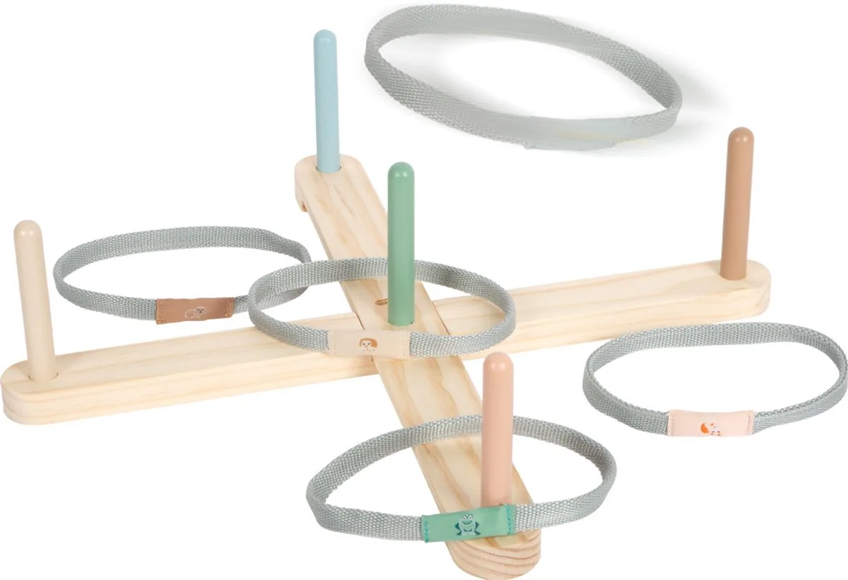 Ringwerpspel Garden Buddies fra small foot i Flerfarvet – produktbillede