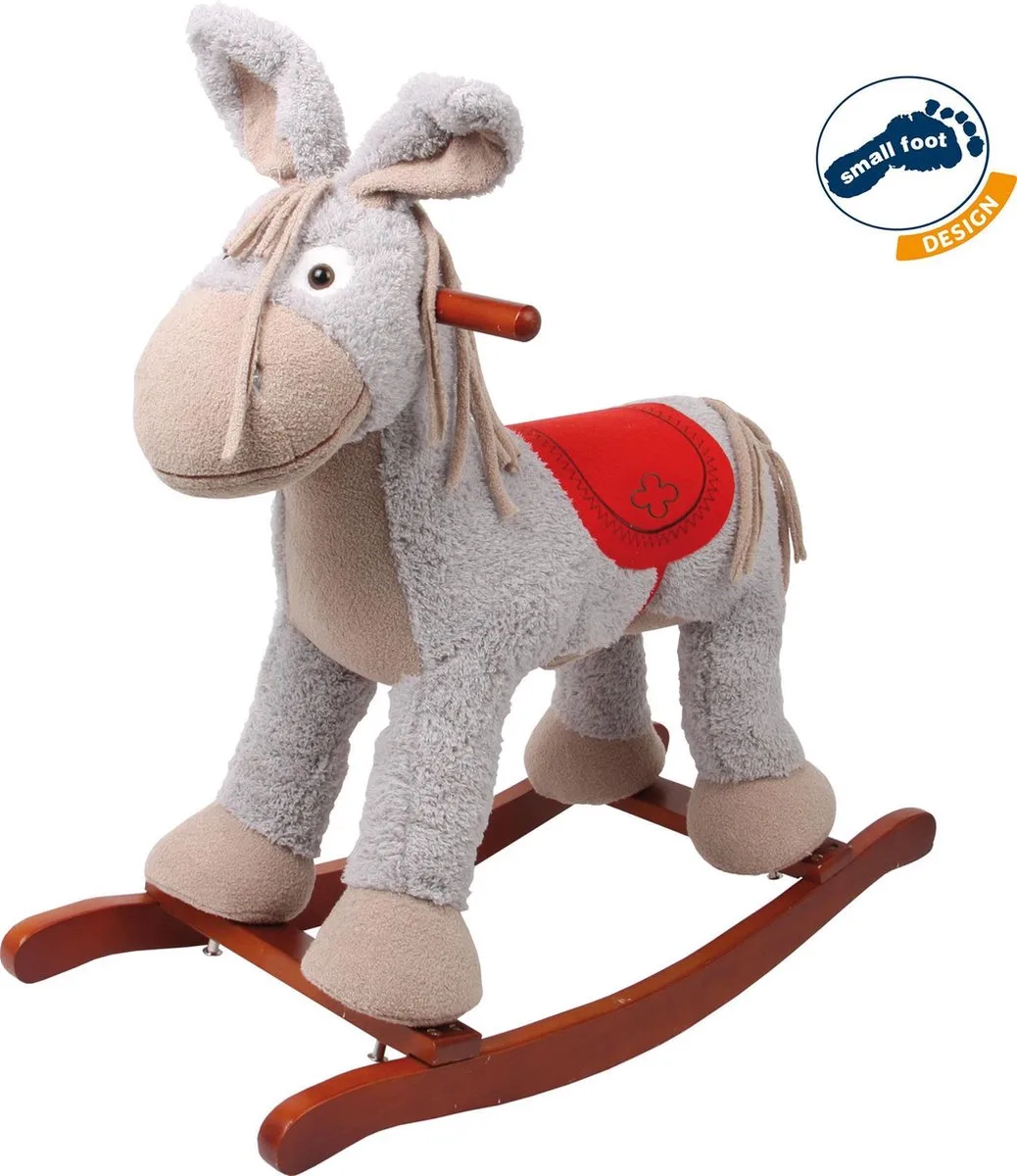 Schommelezel 68 x 30 x 62 cm de small foot en Gris – photo du produit