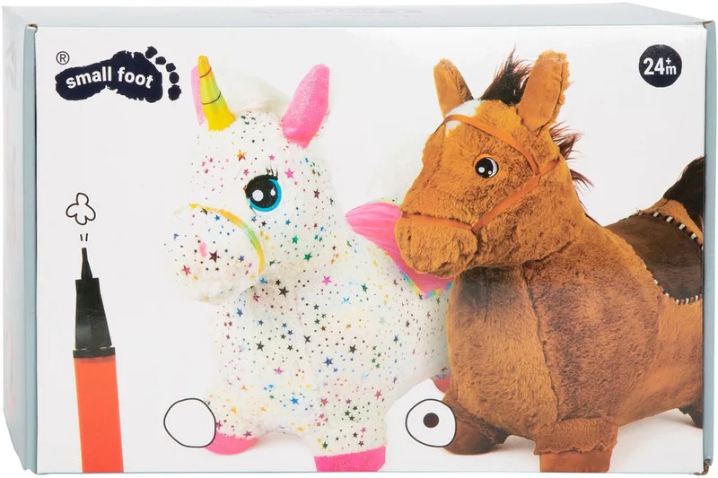 Skippypaard Paard Pluche van small foot in Bruin – productfoto