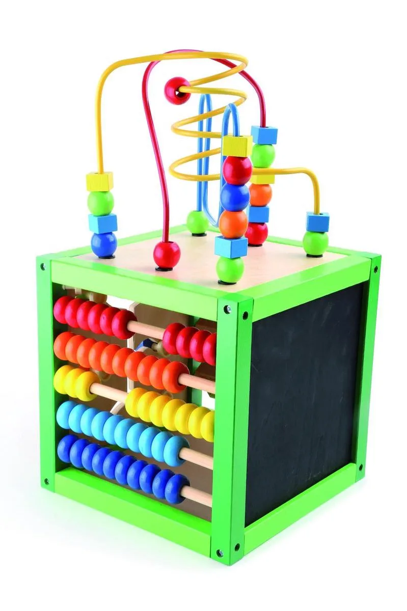 Spring Motor Skills Training Cube von small foot in Mehrfarbig – Produktfoto