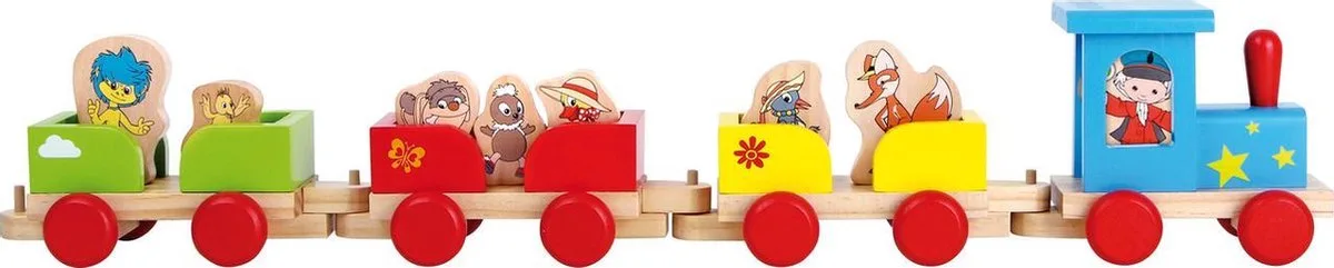 Trein zandmannetje från small foot i Röd – produktbild