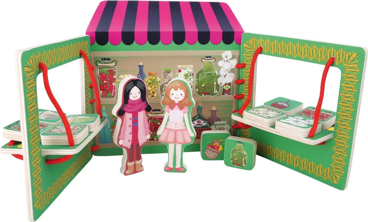 Vegetables Sales Stall de small foot en Multicolore – photo du produit