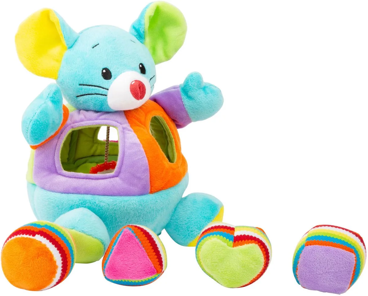 Vormenstoof Muis Pluche, 5dlg. van small foot in Meerkleurig – productfoto