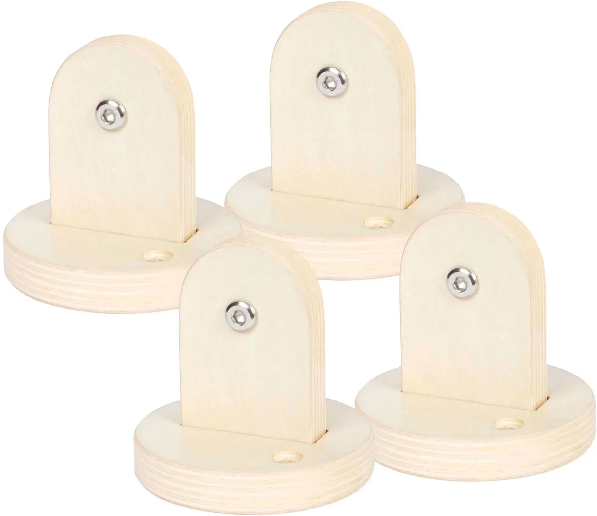 Wandrek Steunen voor Klimrek Adventure, Set van 4 van small foot in Meerkleurig – productfoto