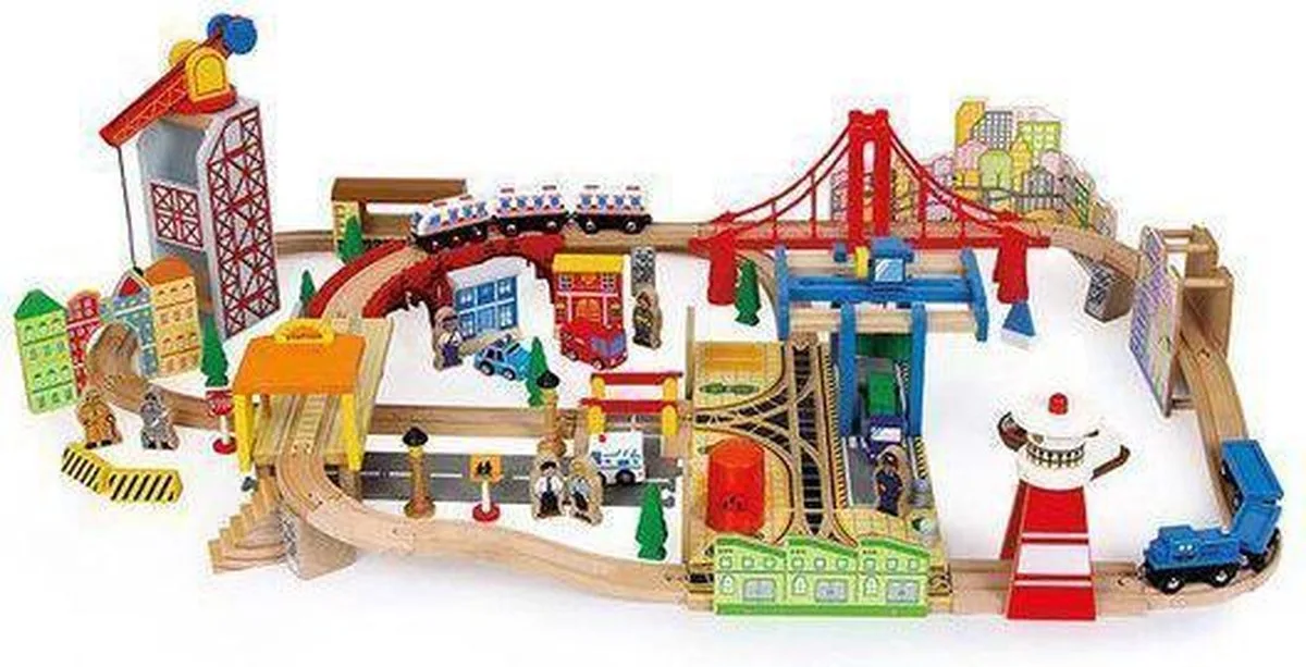 Wooden Railway "Port" de small foot en Multicolore – photo du produit