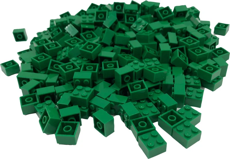 100 Bouwstenen 2x2 | Compatibel met Lego Classic | Keuze uit vele kleuren | SmallBricks von SmallBricks in Groen – Produktfoto