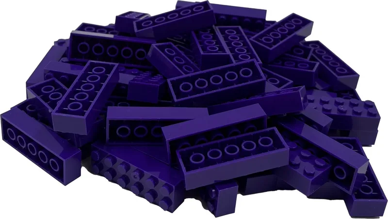 100 Bouwstenen 2x6 | Compatibel met Lego Classic | Keuze uit vele kleuren | SmallBricks de SmallBricks en Paars – photo du produit