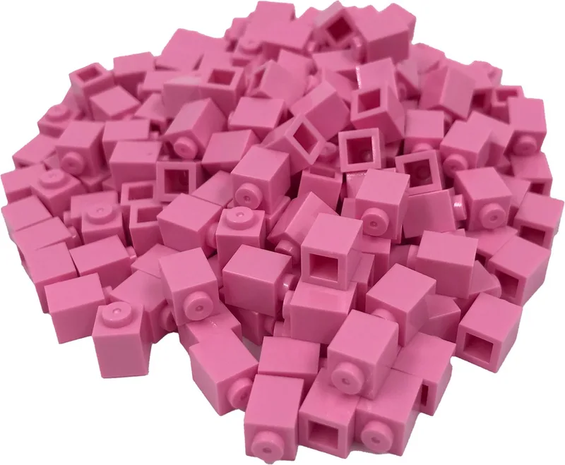 200 Bouwstenen 1x1 | Compatibel met Lego Classic | Keuze uit vele kleuren | SmallBricks de SmallBricks en Roze – photo du produit