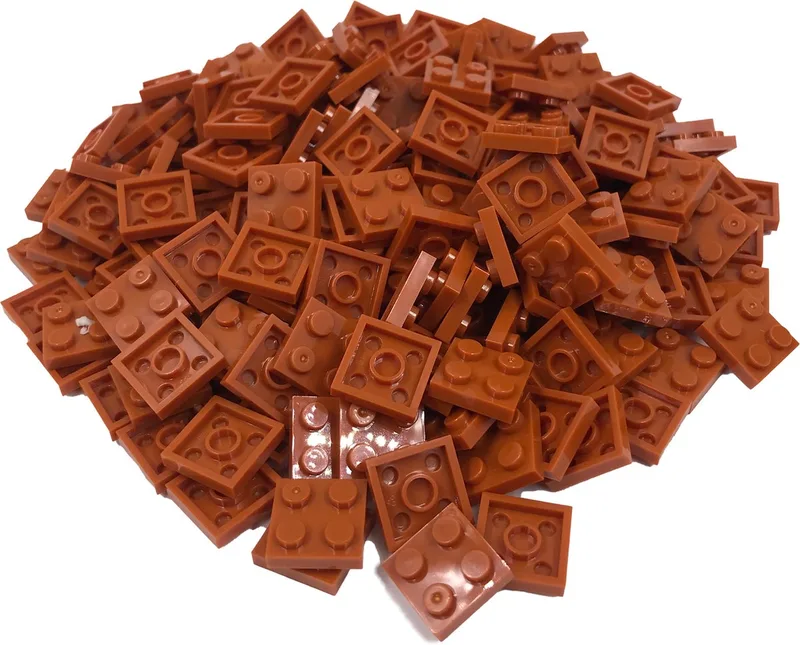 200 Bouwstenen 2x2 plate | Compatibel met Lego Classic | Keuze uit vele kleuren | SmallBricks de SmallBricks en Koffie – photo du produit