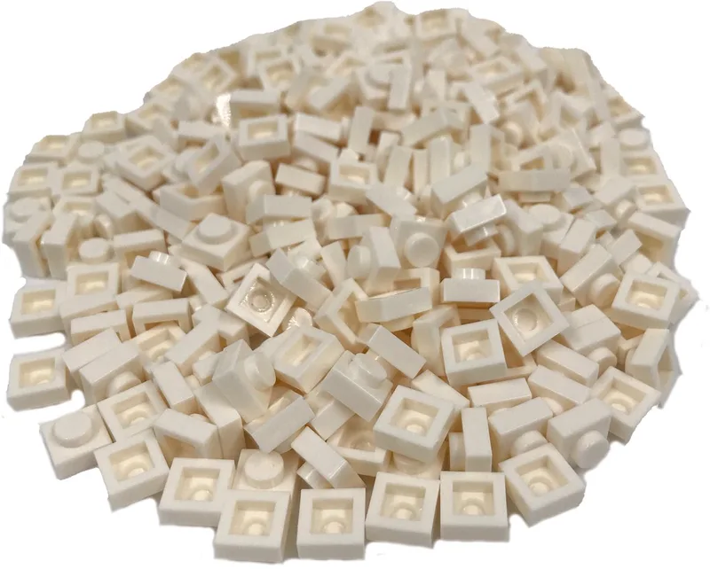 400 Bouwstenen 1x1 plate | Compatibel met Lego Classic | Keuze uit vele kleuren | SmallBricks von SmallBricks in Wit – Produktfoto