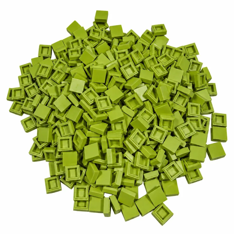 400 Bouwstenen 1x1 tile | Compatibel met Lego Classic | Keuze uit vele kleuren | SmallBricks de SmallBricks en Lime – photo du produit
