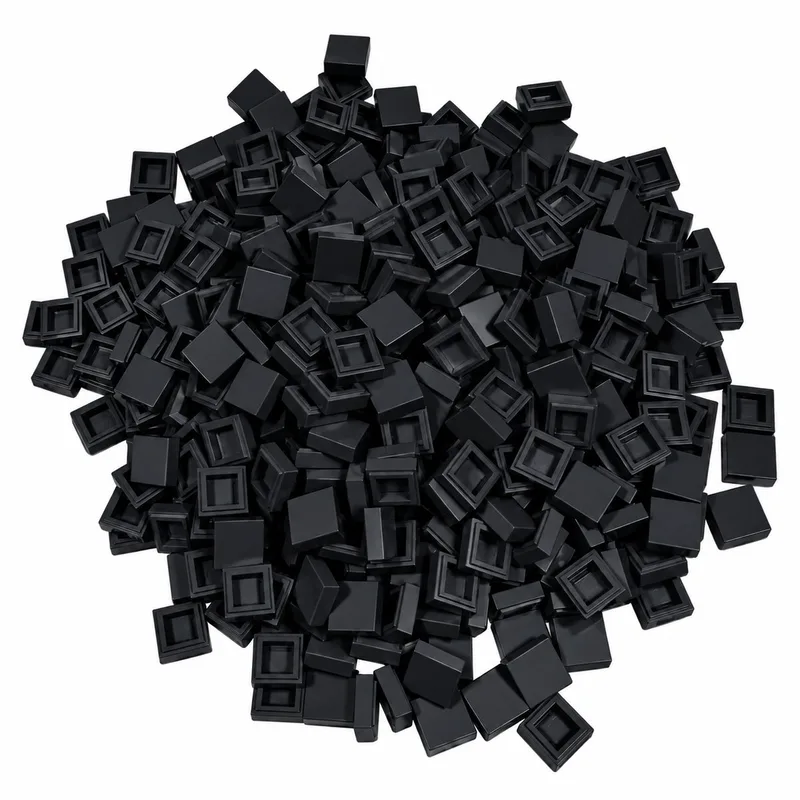 400 Bouwstenen 1x1 tile | Compatibel met Lego Classic | Keuze uit vele kleuren | SmallBricks von SmallBricks in Zwart – Produktfoto