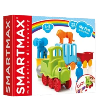 My First Animal Train - Magnetische Trein en Dieren - 22-Delige Bouwset - Educatief Speelgoed voor Peuters - Vanaf 18 Maanden by SmartMax in Multicolour – product photo 2 of 2