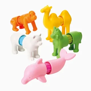 My First Animals Around The World - Magnetische Werelddieren - 18-Delige Bouwset - Educatief Speelgoed voor Peuters - Vanaf 1 Jaar by SmartMax in Multicolour – product photo 3 of 3