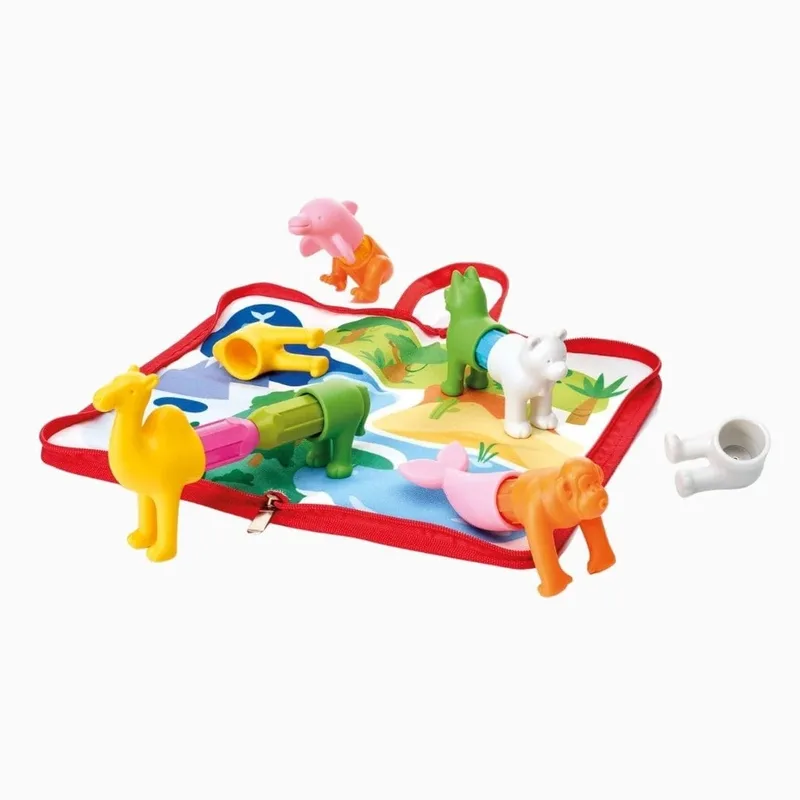 My First Animals Around The World - Magnetische Werelddieren - 18-Delige Bouwset - Educatief Speelgoed voor Peuters - Vanaf 1 Jaar by SmartMax in Multicolour – product photo 2 of 3