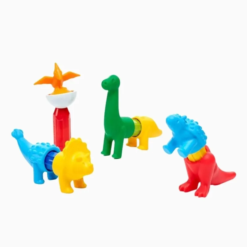 My First Dinosaurs - Magnetische Dinosauriërs - 14-Delige Bouwset met Zachte Elementen - Educatief Speelgoed voor Peuters - Vanaf 1 Jaar by SmartMax in Green – product photo 3 of 6