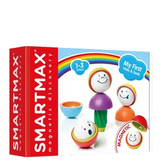 My First Hide & Seek - Magnetisch Sensorisch Speelgoed - Stapelset met Gekke Bekken - Educatief Speelgoed voor Peuters - Vanaf 1 Jaar von SmartMax in Mehrfarbig – Produktfoto 2 von 2