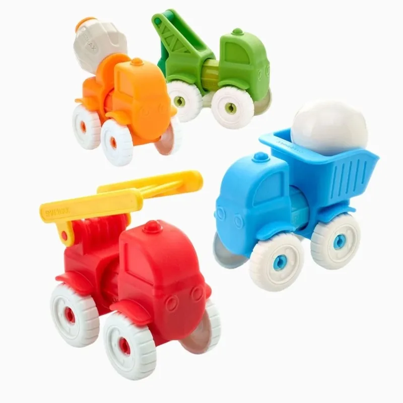 My First Vehicles - Magnetische Voertuigen - 13-Delige Bouwset met Zachte Elementen - Educatief Speelgoed voor Peuters - Vanaf 1 Jaar von SmartMax in Mehrfarbig – Produktfoto 4 von 4