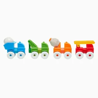 My First Vehicles - Magnetische Voertuigen - 13-Delige Bouwset met Zachte Elementen - Educatief Speelgoed voor Peuters - Vanaf 1 Jaar von SmartMax in Mehrfarbig – Produktfoto 3 von 4