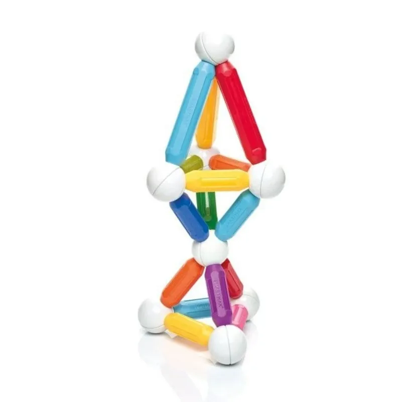 Start - Magnetisch Bouwspeelgoed - 23-Delige Basisset met Grote Elementen - Educatief Speelgoed voor Peuters - Vanaf 1 Jaar von SmartMax in Rot – Produktfoto 4 von 6