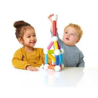 Start - Magnetisch Bouwspeelgoed - 23-Delige Basisset met Grote Elementen - Educatief Speelgoed voor Peuters - Vanaf 1 Jaar von SmartMax in Rot – Produktfoto 6 von 6
