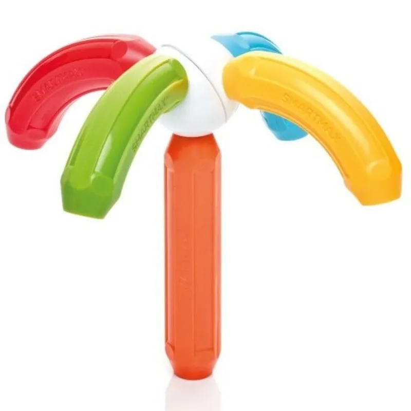 Start Plus - Magnetisch Bouwspeelgoed - 30-Delige Basisset met Gebogen Staven - Educatief Speelgoed voor Peuters en Kleuters - Vanaf 1 Jaar von SmartMax in Mehrfarbig – Produktfoto 2 von 8