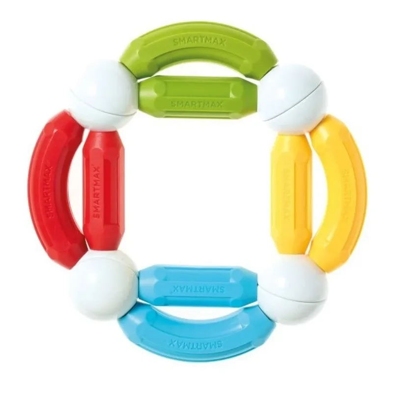 Start Plus - Magnetisch Bouwspeelgoed - 30-Delige Basisset met Gebogen Staven - Educatief Speelgoed voor Peuters en Kleuters - Vanaf 1 Jaar von SmartMax in Mehrfarbig – Produktfoto 7 von 8