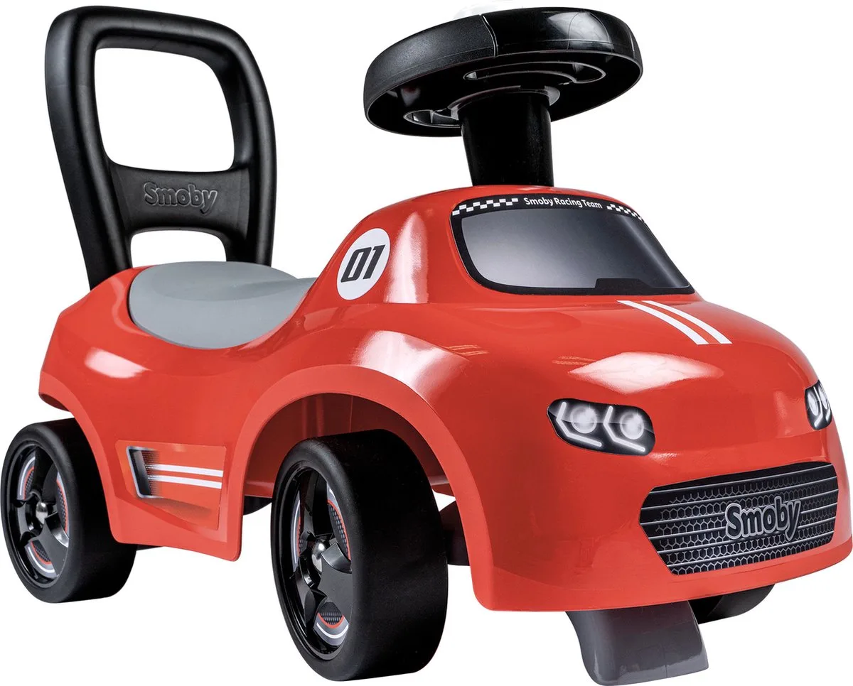 Auto - Ride-On - Rood - Loopwagen - Vanaf 10m. fra Smoby i Sort – produktbillede