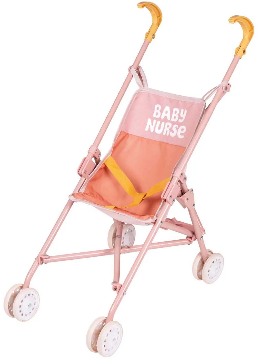Baby Nurse Opvouwbare Poppenbuggy de Smoby en Multicolore – photo du produit