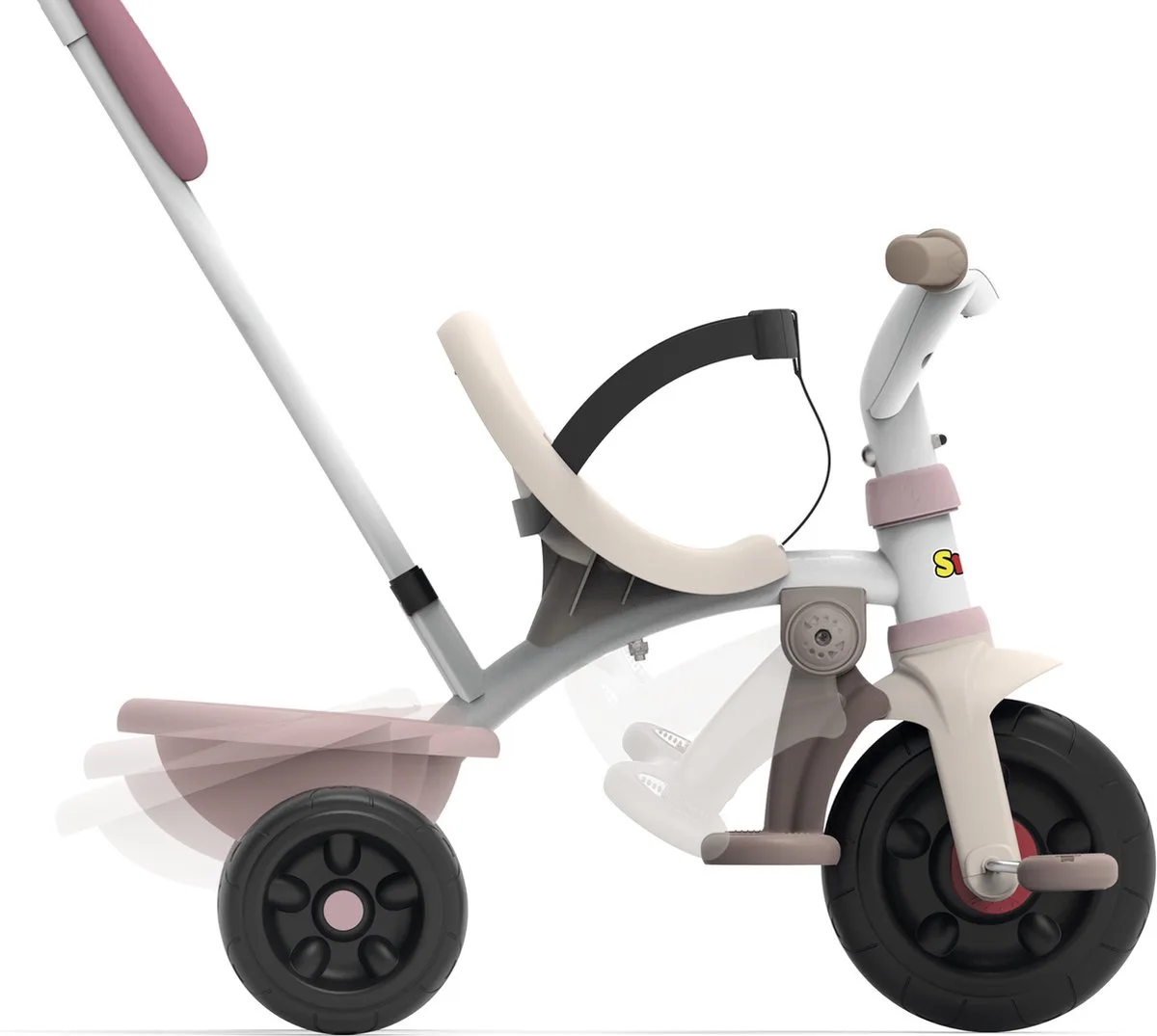 Be Fun Comfort Pink - Driewieler - Loopfiets von Smoby in Rosa – Produktfoto
