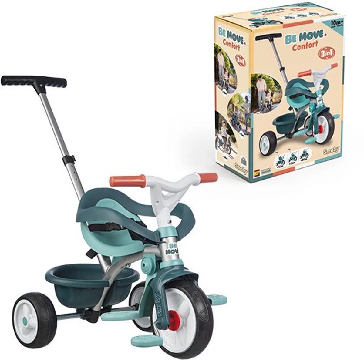 Be Move Comfort - Tricycle Blue - Driewieler - Vanaf 10m. van Smoby in Blauw – productfoto