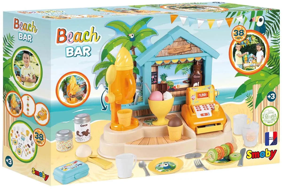 Toys Beach Bar von Smoby in Mehrfarbig – Produktfoto