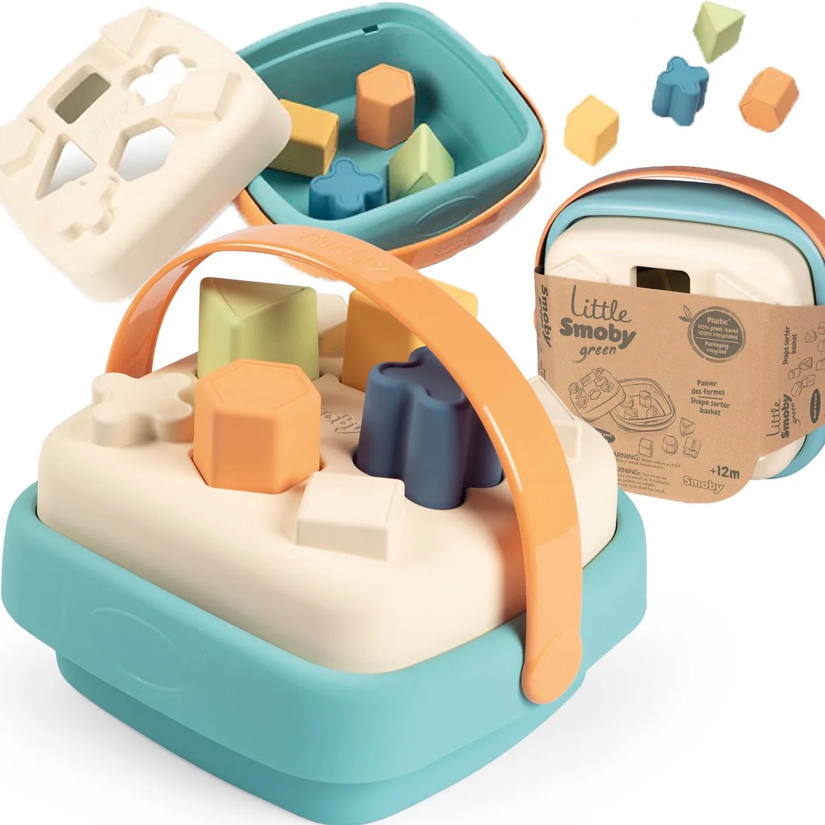 Blokken - Baby - Sorteren - Vormensorteerder van Smoby in Blauw – productfoto