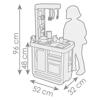 Bon appetit keuken - Speelkeuken by Smoby in Blue – product photo 6 of 6