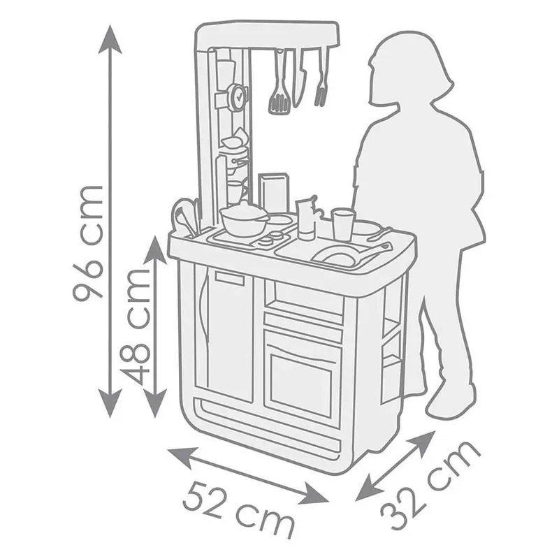 Bon appetit keuken - Speelkeuken by Smoby in Blue – product photo 6 of 6