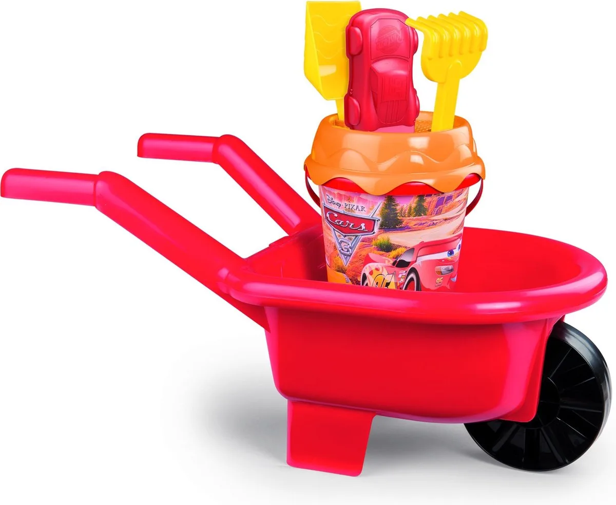 CARS 3 GEVULDE KRUIWAGEN de Smoby en Jaune – photo du produit