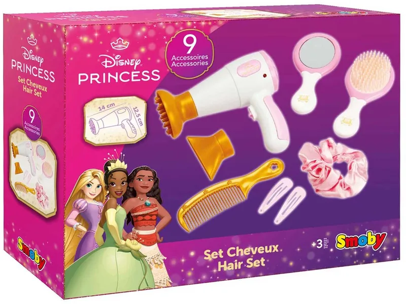 Disney Princess haarset - 9-delig speelgoed voor kinderen. de Smoby en Multicolore – photo du produit