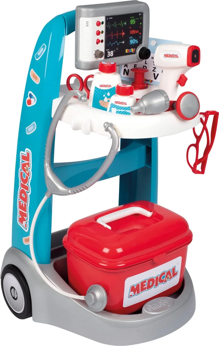 Elektronische medische trolley - Vanaf 3 jaar de Smoby en Multicolore – photo du produit