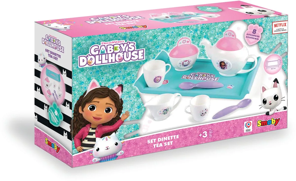 Gabby's Dollhouse - Gabby Tea Set - Vanaf 3 jaar. von Smoby in Grün – Produktfoto