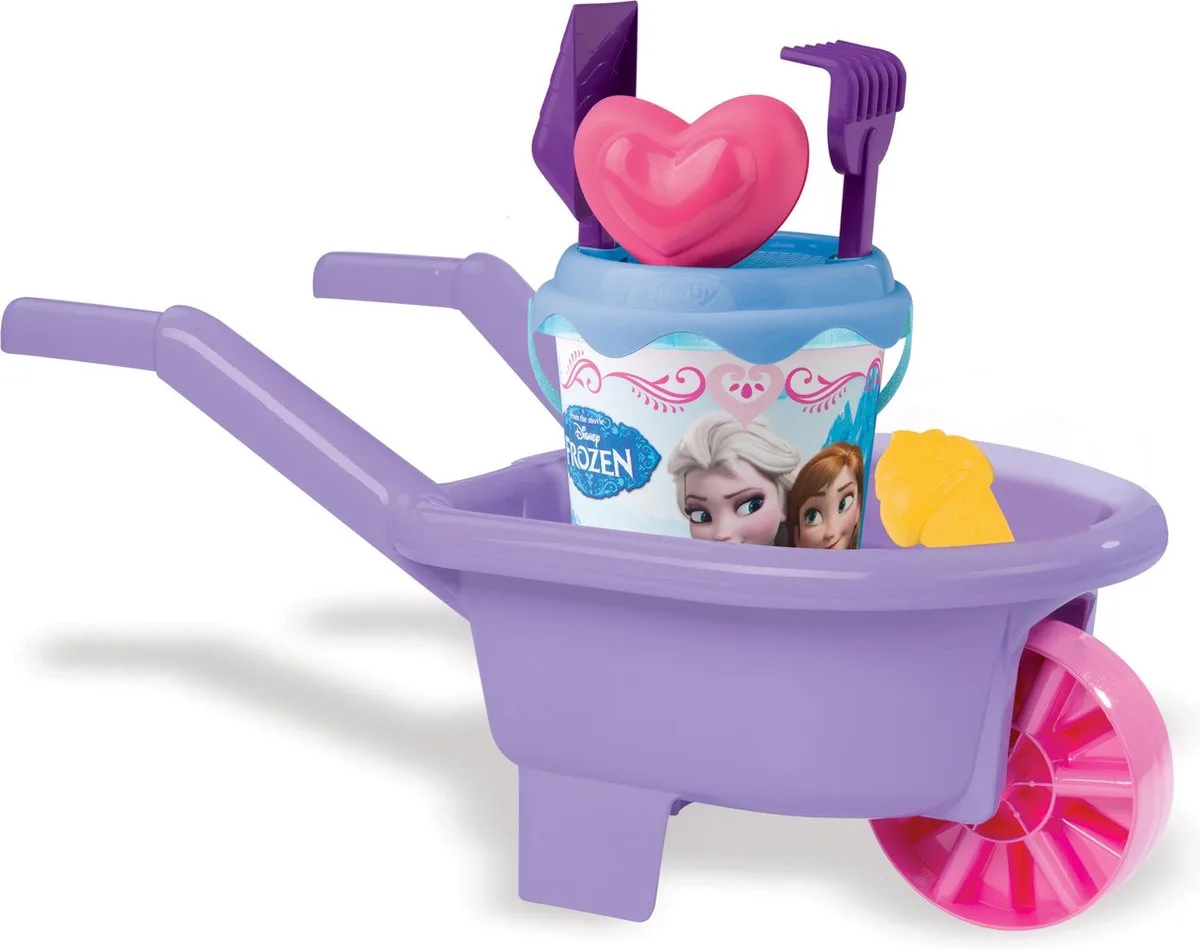Kruiwagen en emmerset - Disney Frozen de Smoby en Violet – photo du produit