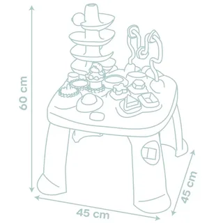 Little Smoby - activiteitentafel -vormensorteerder - motorische vaardigheden voor eerste leeftijd by Smoby in Universeel – product photo 4 of 5