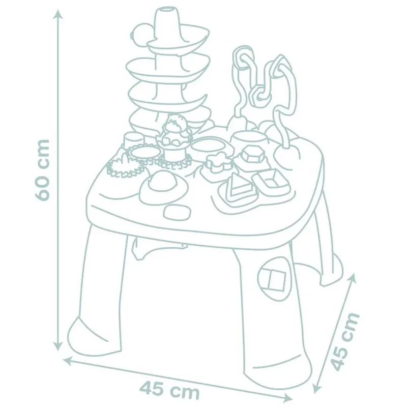 Little Smoby - activiteitentafel -vormensorteerder - motorische vaardigheden voor eerste leeftijd by Smoby in Universeel – product photo 4 of 5