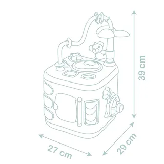 Little Smoby - Kubus Activiteiten - Veelkleurig de Smoby en Bleu – photo du produit 5 sur 6
