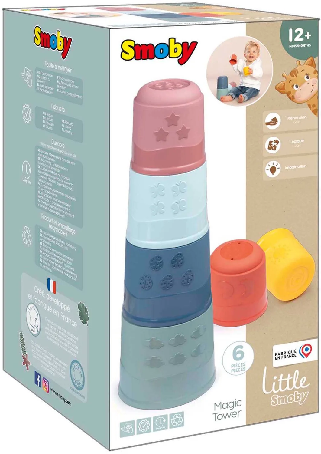 Little Smoby Magische Toren - 6dlg. de Smoby en Multicolore – photo du produit