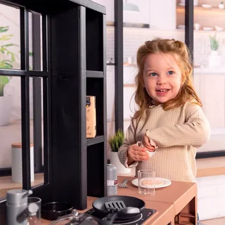 Loft Keuken Bruin - Speelkeuken fra Smoby i Sort – produktbillede 5 af 6